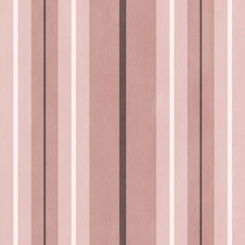Lauriston Stripe Wallpaper - Sakura - House of Hackney - 1-WA-LAS-DI-SAK-XXX - Morris Wallpaper