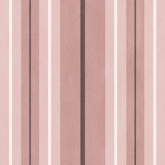 Lauriston Stripe Wallpaper - Sakura - House of Hackney - 1-WA-LAS-DI-SAK-XXX - Morris Wallpaper