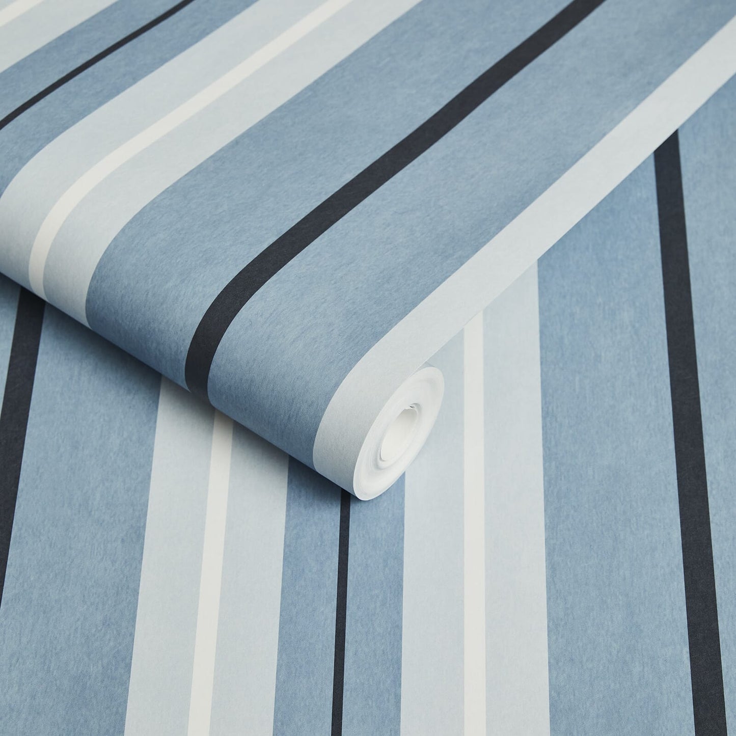 Lauriston Stripe Wallpaper - Sky - House of Hackney - 1-WA-LAS-DI-SKY-XXX - Morris Wallpaper