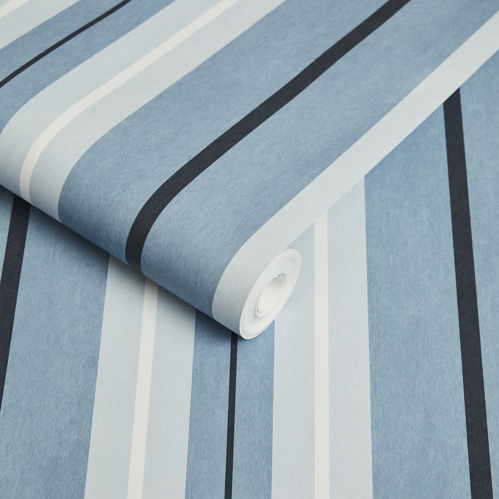 Lauriston Stripe Wallpaper - Sky - House of Hackney - 1-WA-LAS-DI-SKY-XXX - Morris Wallpaper