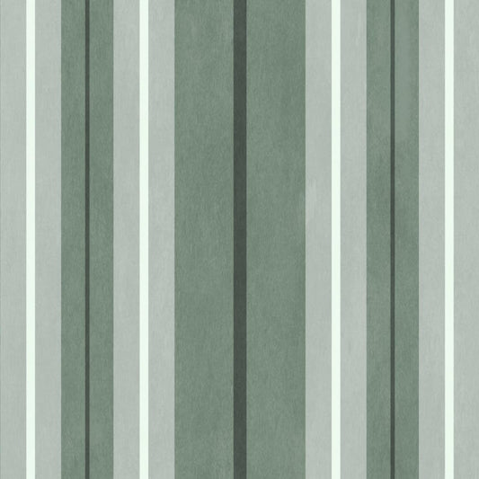 Lauriston Stripe Wallpaper - Verdigris - House of Hackney - 1-WA-LAS-DI-VER-XXX - Morris Wallpaper