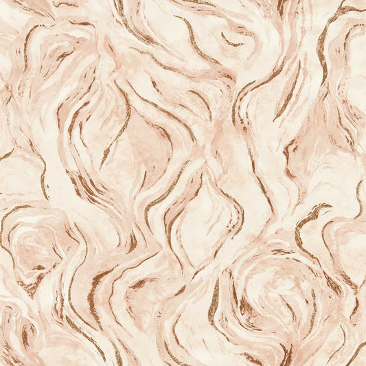 Lavico Wallpaper - Blush - Clarke & Clarke - W0168/01 - Morris Wallpaper