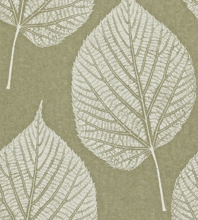 Leaf Wallpaper - Gold/Cream - HMOT110370 - Harlequin - Morris Wallpaper