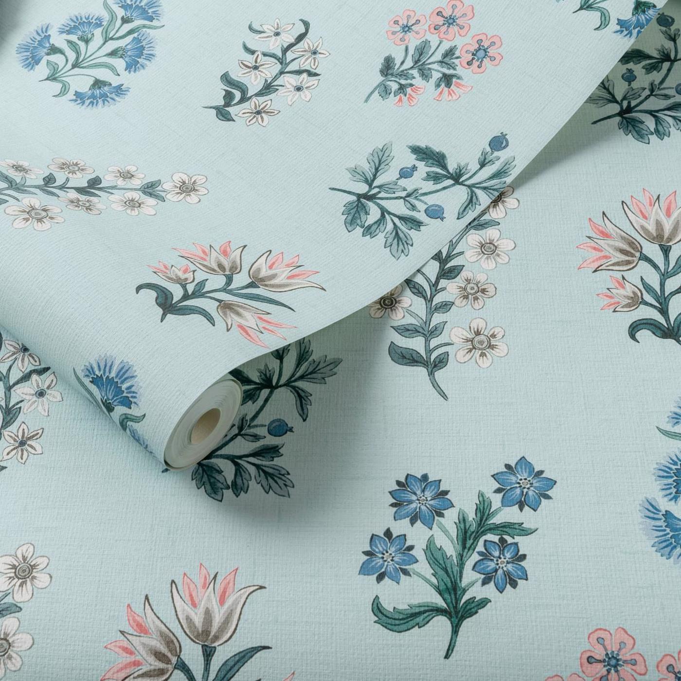 Leiden Wallpaper - Seaglass - Clarke & Clarke - W0194/04 - Morris Wallpaper