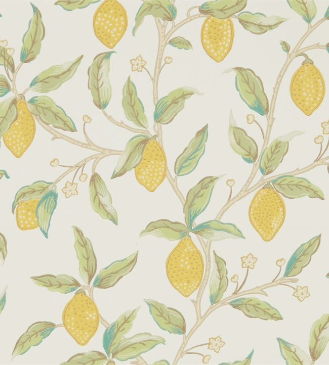Lemon Tree Wallpaper - Bay Leaf - 216672 - Morris & Co