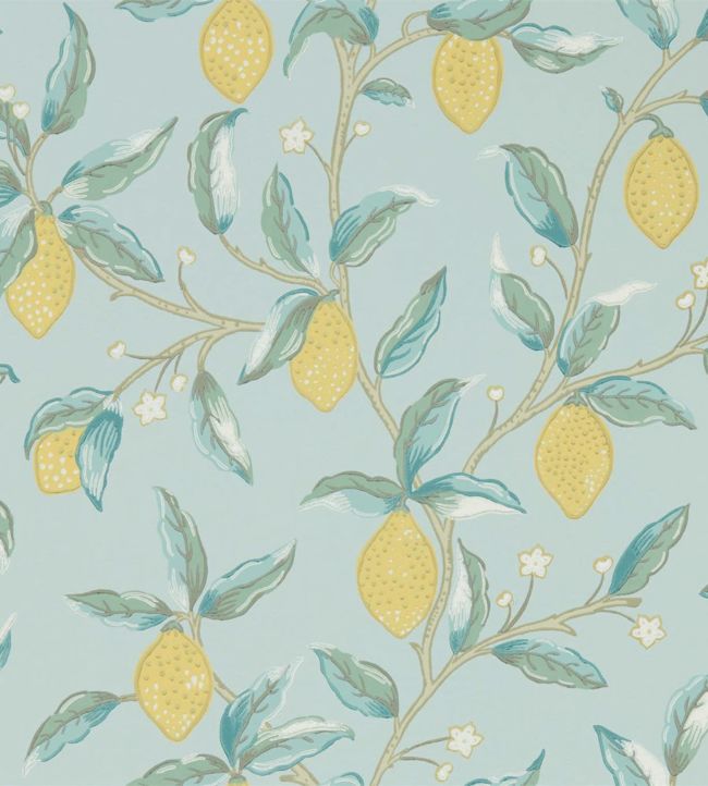 Lemon Tree Wallpaper - Wedgewood - DMSW216674 - Morris & Co - Morris Wallpaper