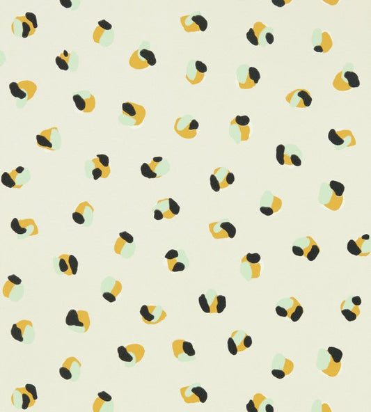 Leopard Dots Wallpaper - Pebble / Sage - 112811 - Scion - Morris Wallpaper