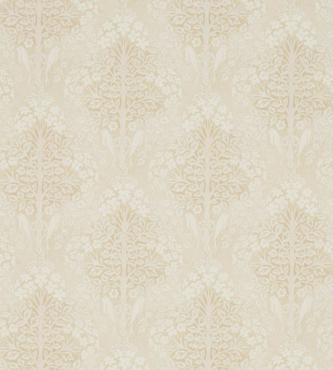 Lerena Wallpaper - Cream - DDAM216398 - Sanderson - Morris Wallpaper