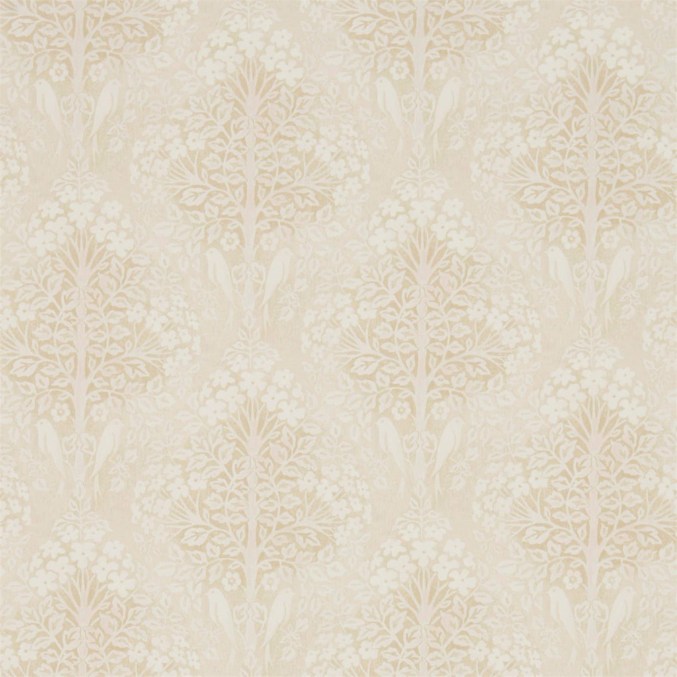 Lerena Wallpaper - Cream - Sanderson - DDAM216398