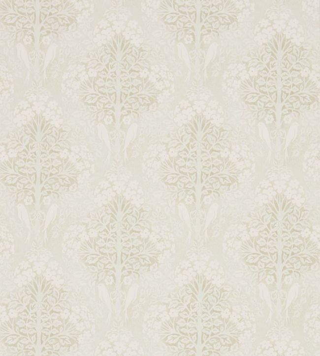 Lerena Wallpaper - Ivory - DDAM216397 - Sanderson - Morris Wallpaper