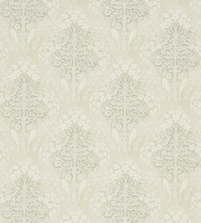 Lerena Wallpaper - Willow - DDAM216400 - Sanderson - Morris Wallpaper