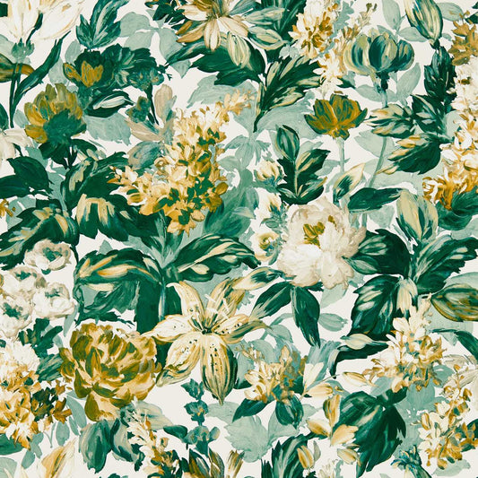 Lilum Wallpaper - Glade - Clarke & Clarke - W0158/02 - Morris Wallpaper