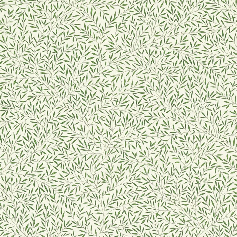 Lily Leaf Fabric - Forest - Morris & Co - 227246 - Premier Wallcovering