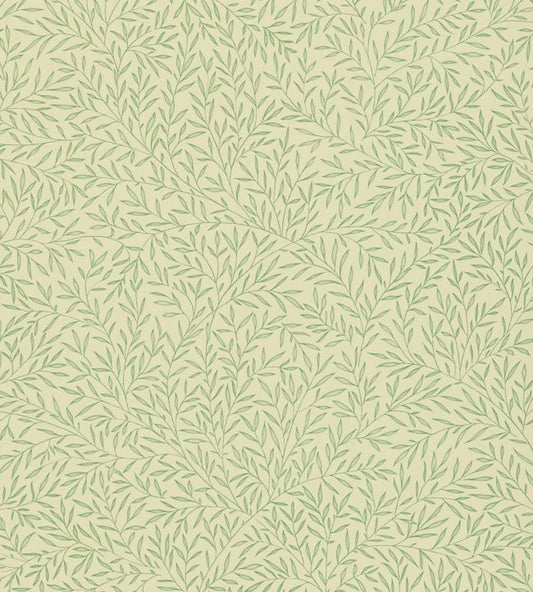 Lily Leaf Wallpaper - Eggshell - DMCW210440 - Morris & Co - Morris Wallpaper