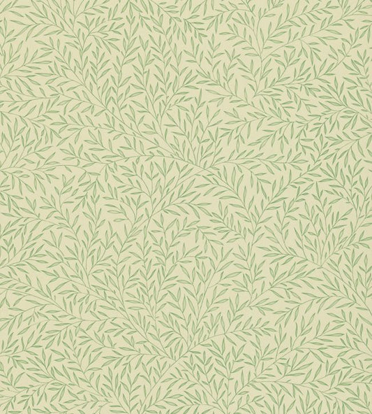 Lily Leaf Wallpaper - Eggshell - DMOWLI107 - Morris Exclusive - Morris Wallpaper