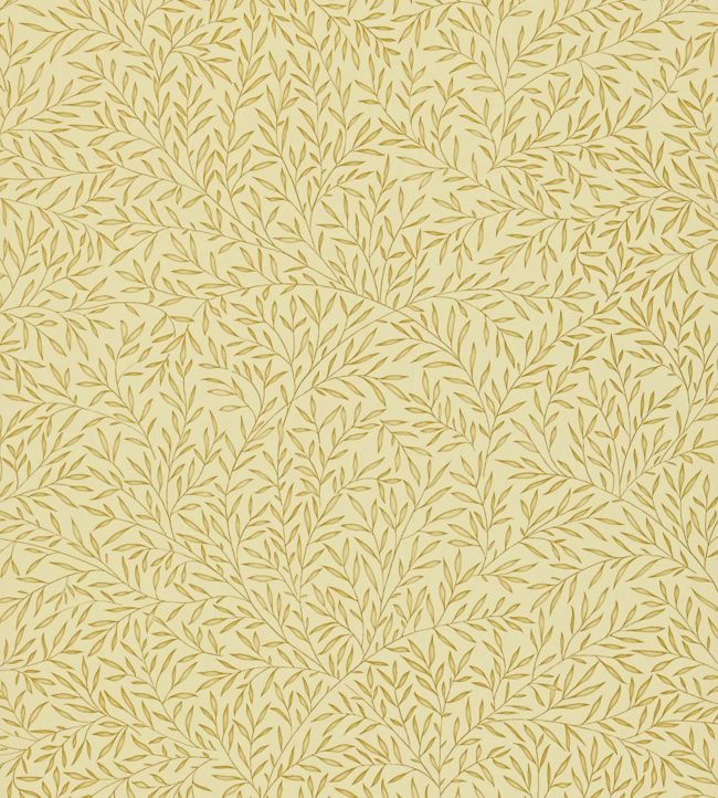 Lily Leaf Wallpaper - Neutral - DMCW210442 - Morris & Co - Morris Wallpaper