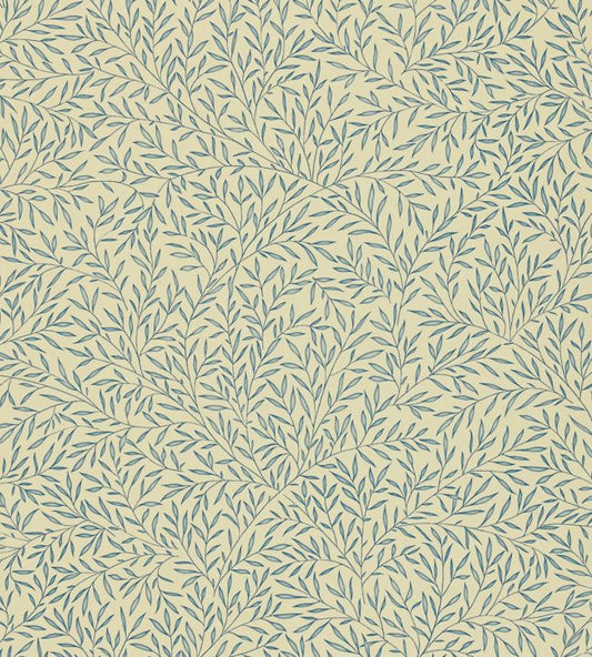Lily Leaf Wallpaper - Woad - DMOWLI104 - Morris Exclusive - Morris Wallpaper