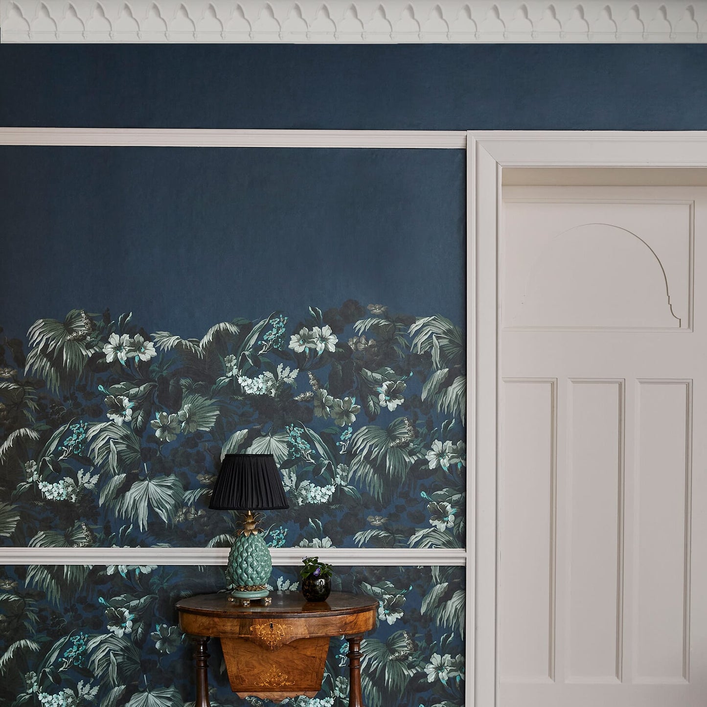 Limerence Wallpaper - Ink - House of Hackney - 1-WA-LIM-DI-INK-PBL - Morris Wallpaper