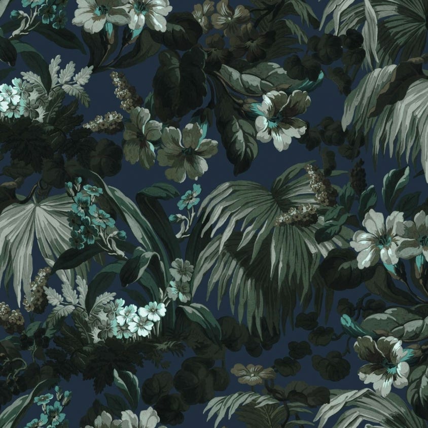 Limerence Wallpaper - Ink - House of Hackney - 1-WA-LIM-DI-INK-XXX - Morris Wallpaper