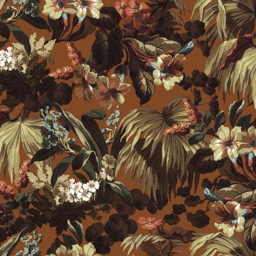 Limerence Wallpaper - Tobacco - House of Hackney - 1-WA-LIM-DI-TOB-XXX - Morris Wallpaper