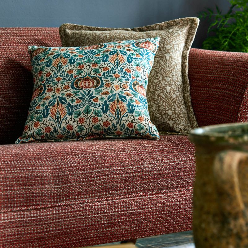 Little Chintz Fabric - Blue/Fennel - Morris & Co - 226406 - Premier Wallcovering