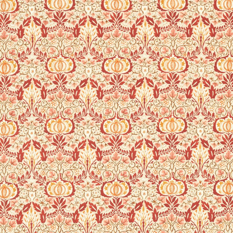 Little Chintz Fabric - Russet - Morris & Co - 227251 - Premier Wallcovering