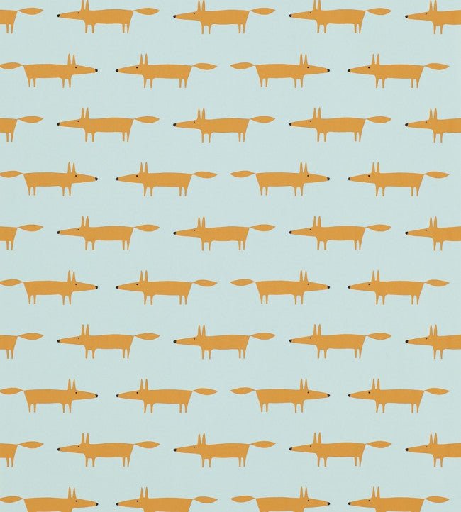 Little Fox Wallpaper - Auburn - 110842 - Scion - Morris Wallpaper