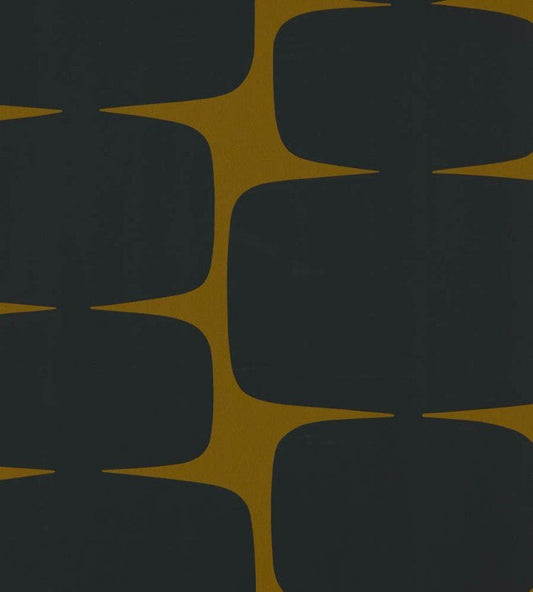 Lohko Wallpaper - Tumeric / Charcoal - NBIW113028 - Scion