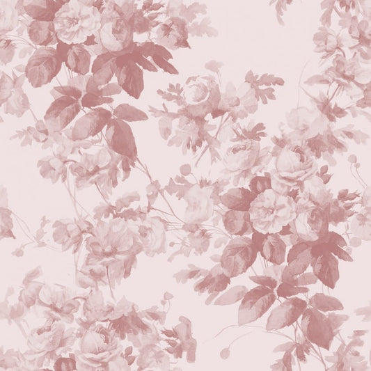 London Rose Wallpaper - Blush - House of Hackney - 1-WA-LON-TR-BLS-XXX - Morris Wallpaper