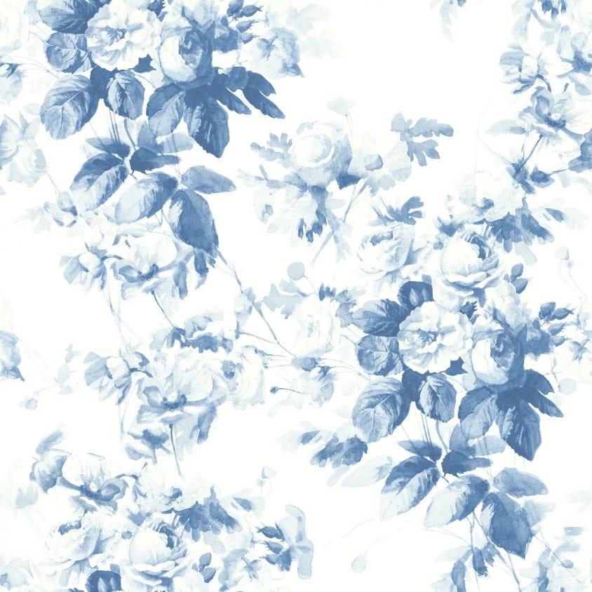 London Rose Wallpaper - China - House of Hackney - 1-WA-LON-TR-CHI-XXX - Morris Wallpaper