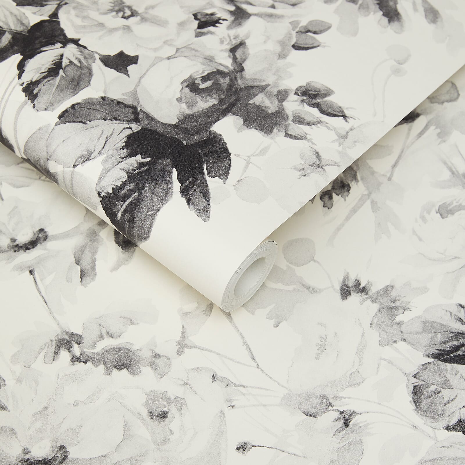 London Rose Wallpaper - Smoke Grey - House of Hackney - 1-WA-LON-TR-GRY-XXX-001 - Morris Wallpaper