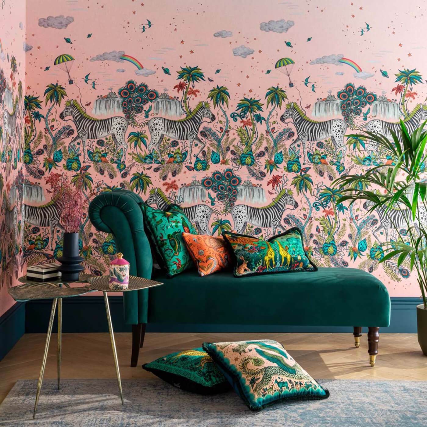 Lost Adventure Wallpaper - Quartz - Clarke & Clarke - W0201/02 - Morris Wallpaper