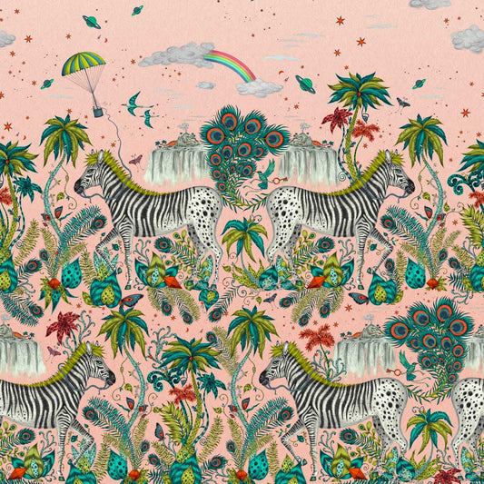 Lost Adventure Wallpaper - Quartz - Clarke & Clarke - W0201/02 - Morris Wallpaper