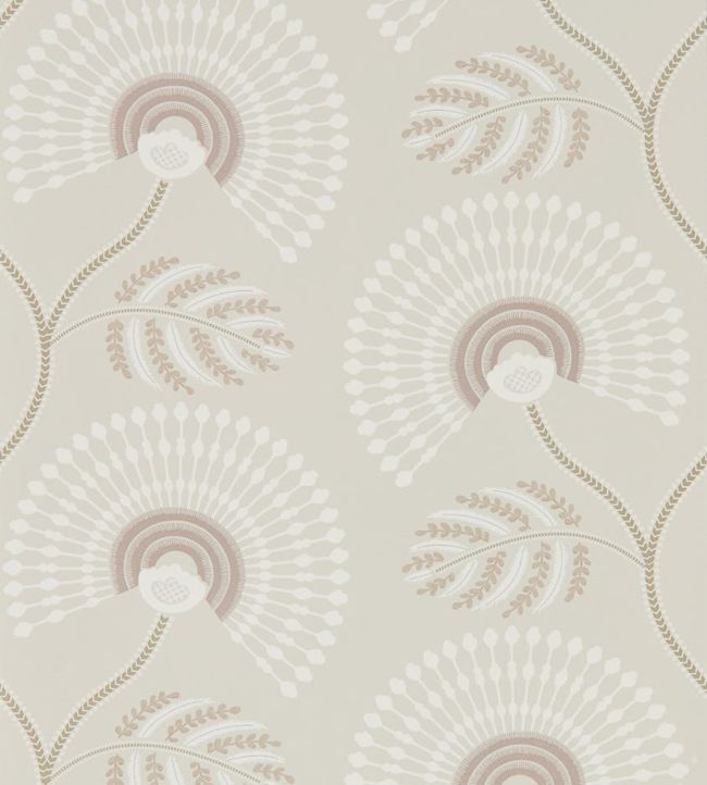 Louella Wallpaper - Rose Quartz/Pearl - HPUT111911 - Harlequin - Morris Wallpaper