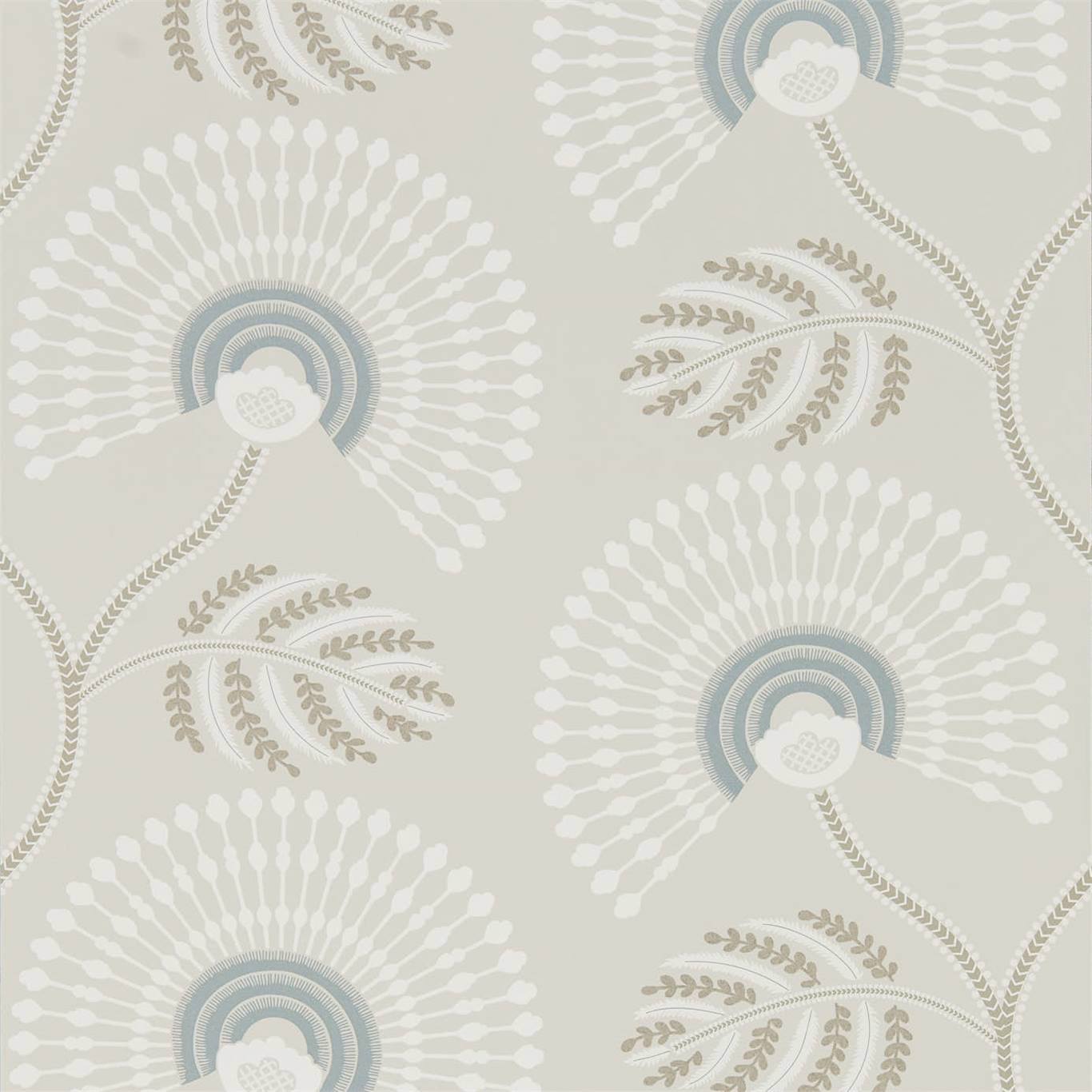 Louella Wallpaper - Seaglass/Pearl - Harlequin - HPUT111910 - Morris Wallpaper