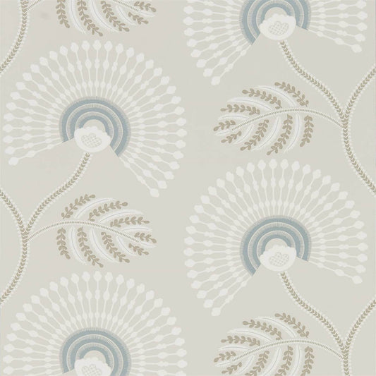 Louella Wallpaper - Seaglass/Pearl - Harlequin - HPUT111910 - Morris Wallpaper