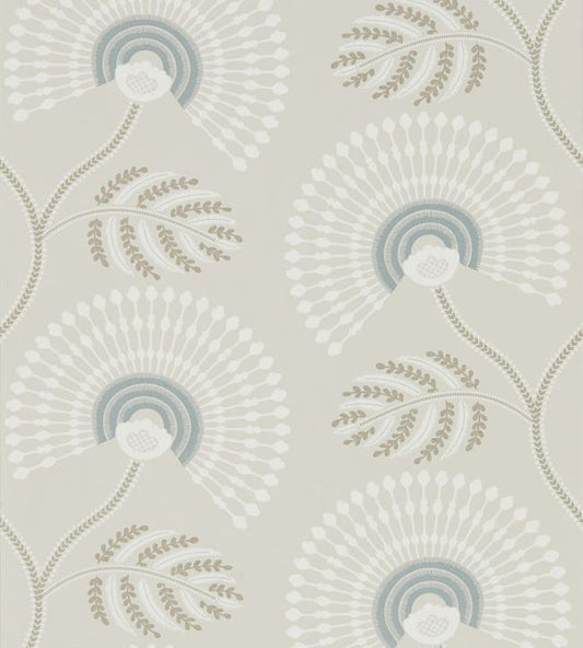 Louella Wallpaper - Seaglass/Pearl - HPUT111910 - Harlequin - Morris Wallpaper