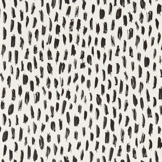 Loxley Wallpaper - Ivory/Noir - Clarke & Clarke - W0226/02 - Morris Wallpaper