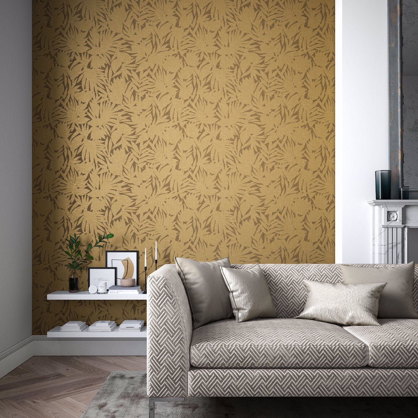 Luminance Wallpaper - Bronze - Harlequin - HM7W112734 - Morris Wallpaper