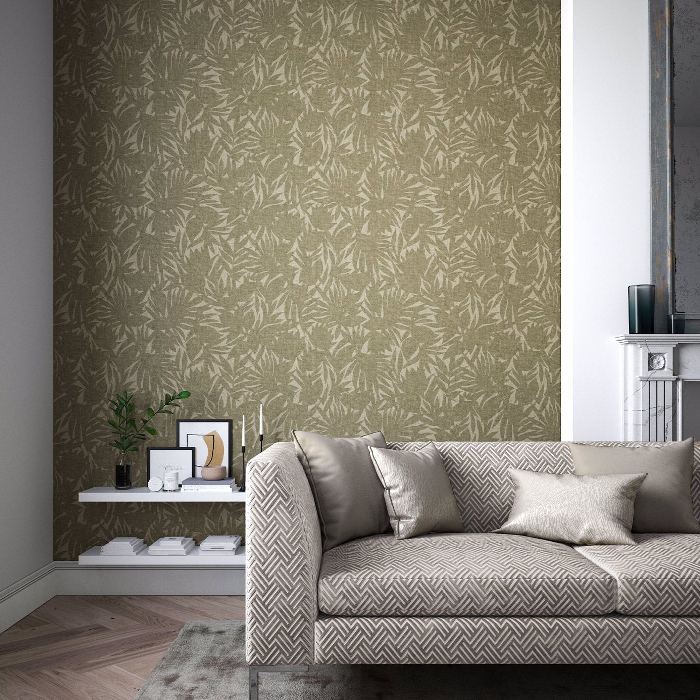 Luminance Wallpaper - Sediment - Harlequin - HM7W112735 - Morris Wallpaper