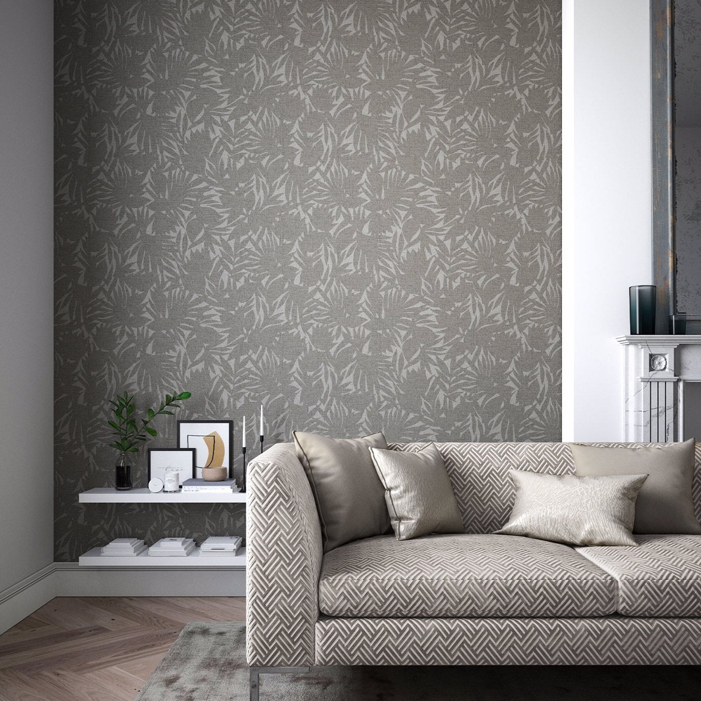 Luminance Wallpaper - Slate - Harlequin - HM7W112733 - Morris Wallpaper