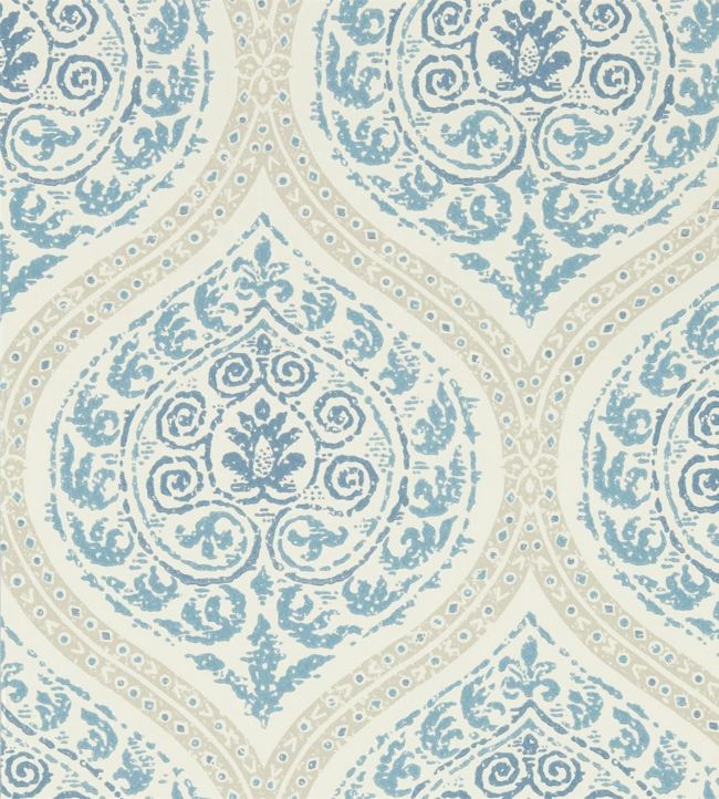 Madurai Wallpaper - Indigo - DCPW216754 - Sanderson - Morris Wallpaper