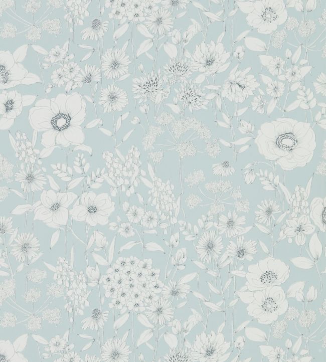 Maelee Wallpaper - Mineral - DHPO216348 - Sanderson - Morris Wallpaper