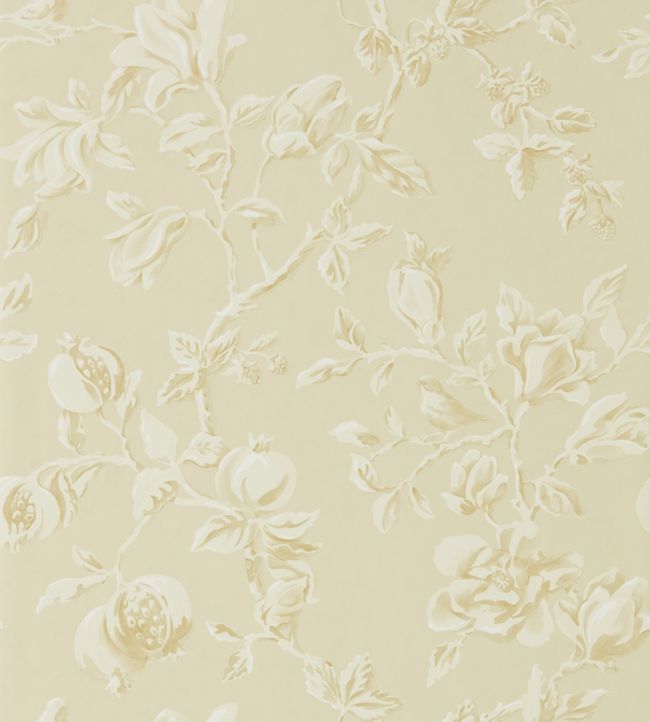 Magnolia & Pomegranate Wallpaper - Parchment/Milk - DWOW215723 - Sanderson - Morris Wallpaper