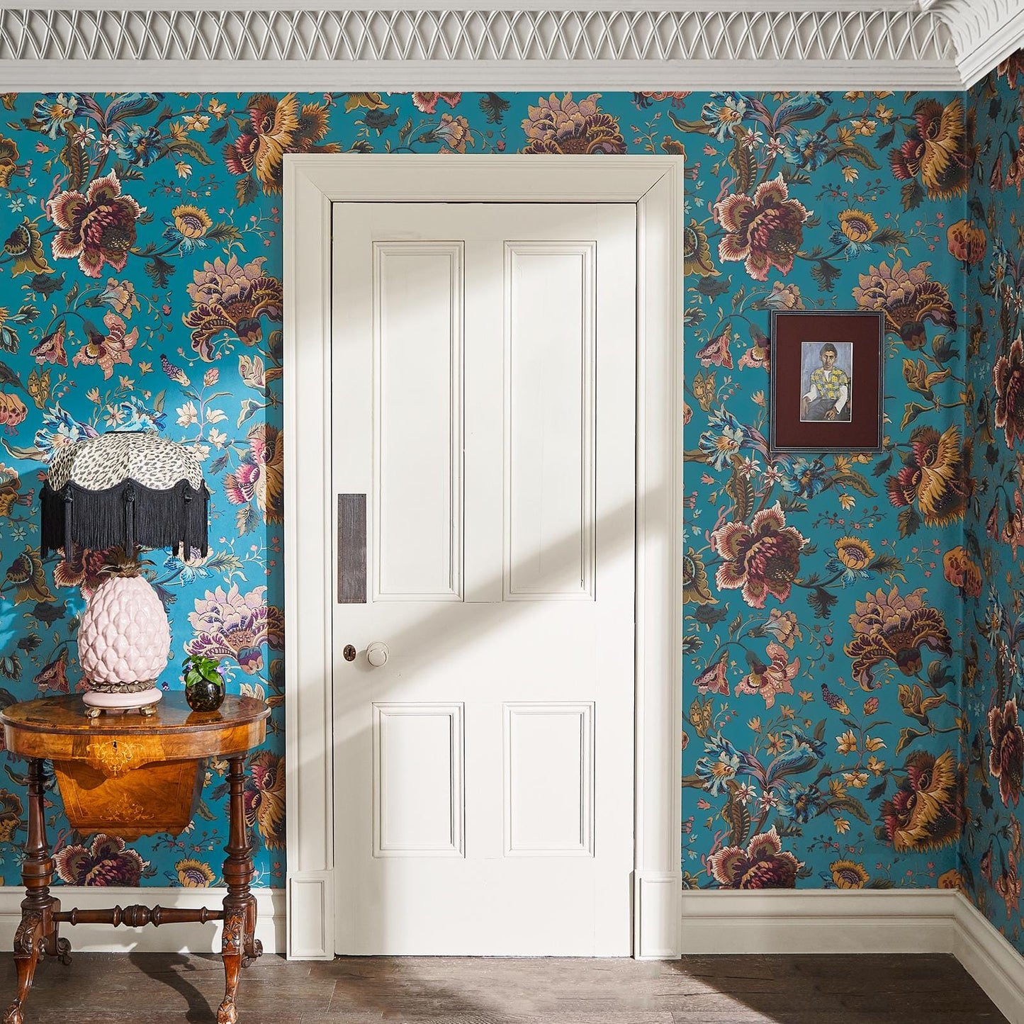 Majorelle Wallpaper - Azure - House of Hackney - 1-WA-MAJ-DI-AZU-XXX - Morris Wallpaper