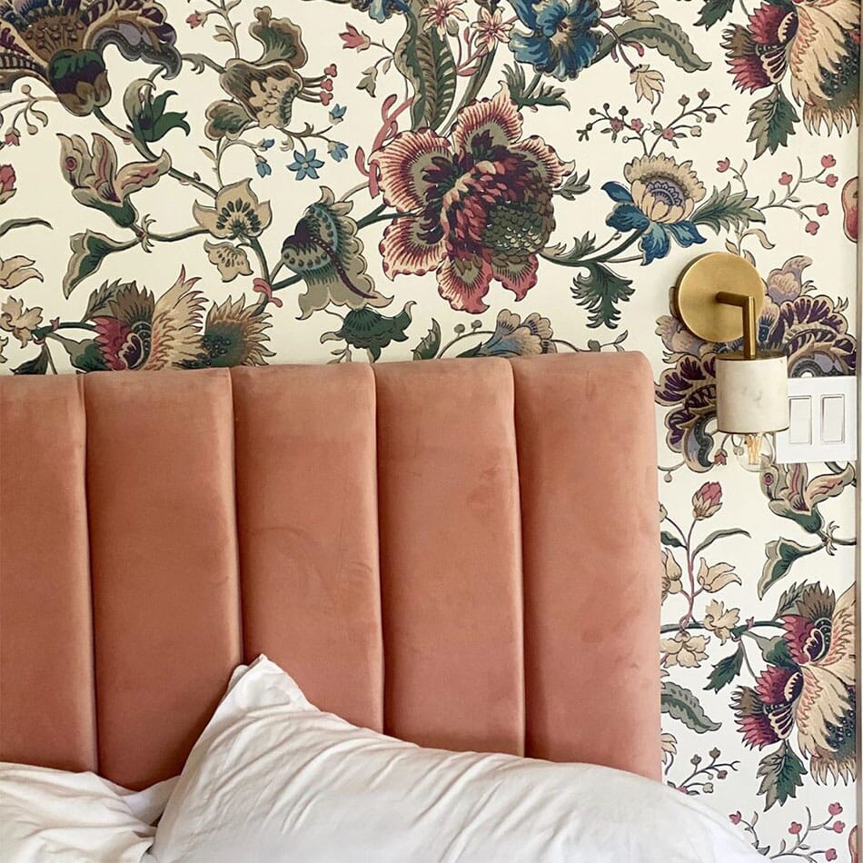 Majorelle Wallpaper - Ecru - House of Hackney - 1-WA-MAJ-DI-ECR-XXX - Morris Wallpaper