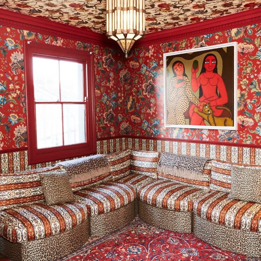 Majorelle Wallpaper - Henna - House of Hackney - 1-WA-MAJ-DI-HEN-XXX - Morris Wallpaper