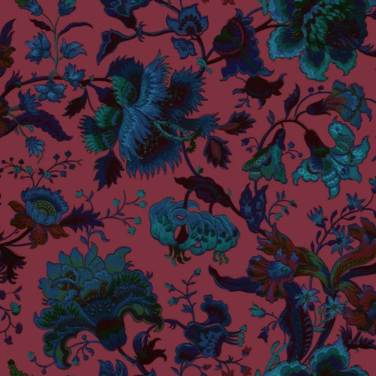Majorelle Wallpaper - Viola-Pink - House of Hackney - 1-WA-MAJ-DI-VIP-XXX - Morris Wallpaper