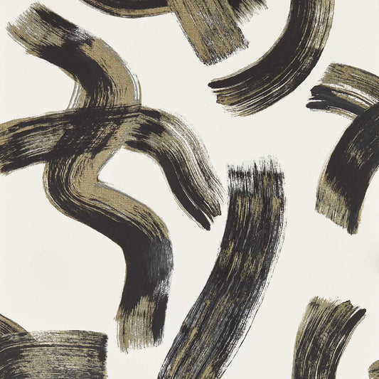 Malevich Wallpaper - Noir - Clarke & Clarke - W0227/04 - Morris Wallpaper