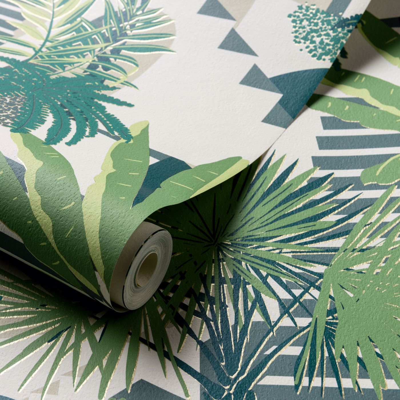 Malindi Wallpaper - Palm - Clarke & Clarke - W0186/03 - Morris Wallpaper